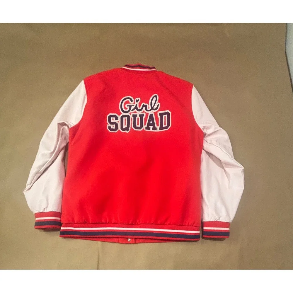 Justice Red Varsity Jacket Kids Size 20